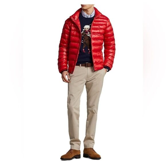 POLO RALPH LAUREN Men's The Colden Packable Jacket 2XL RED NEW with Tag - Picture 3 of 7